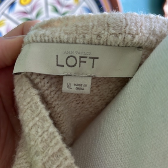 Ann Taylor LOFT Cream Colored Cardigan - Picture 4 of 6